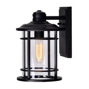 Cwi Lighting Belmont 1 Light Outdoor Black Wall Lantern 0096W7-1-101